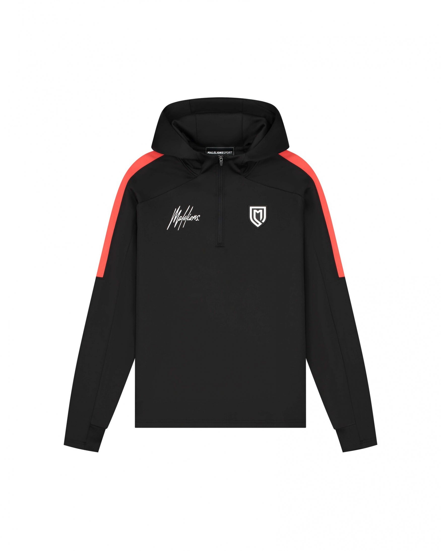  Malelions Sport Fielder Hoodie | Black/Red