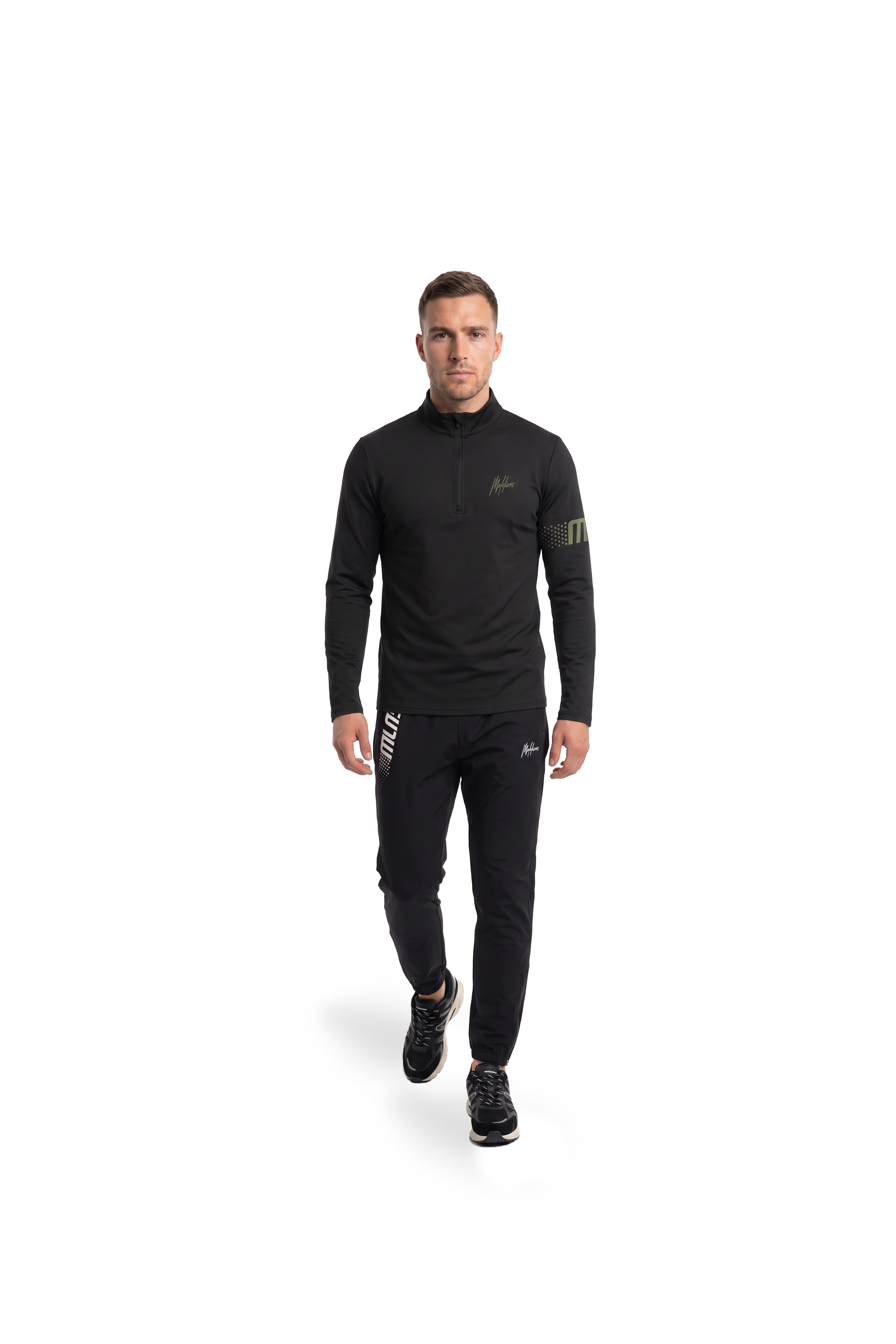 Malelions Sport Athletics Quarter Zip | Black
