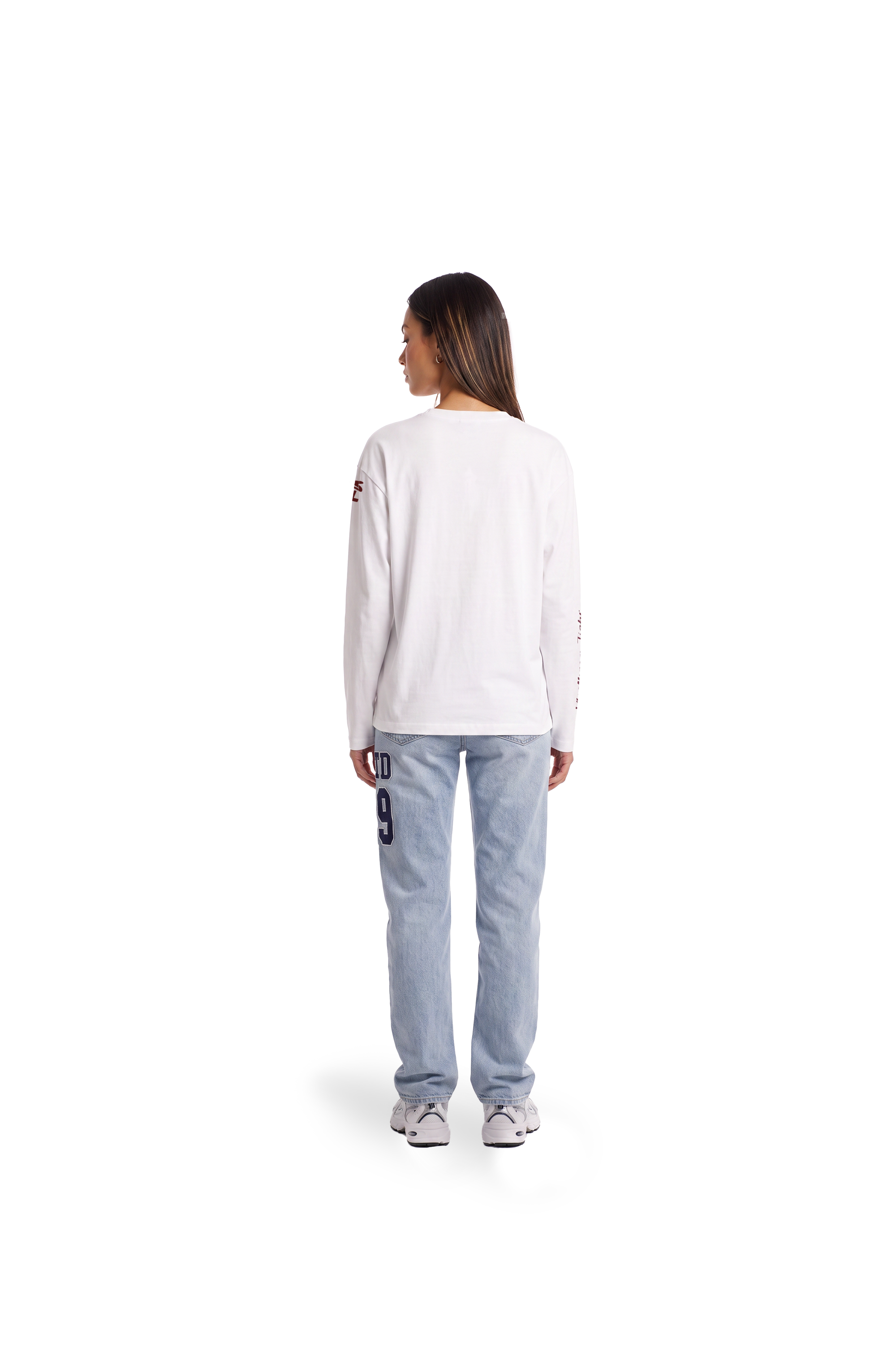 Malelions Women Slopes Longsleeve T-Shirt | White