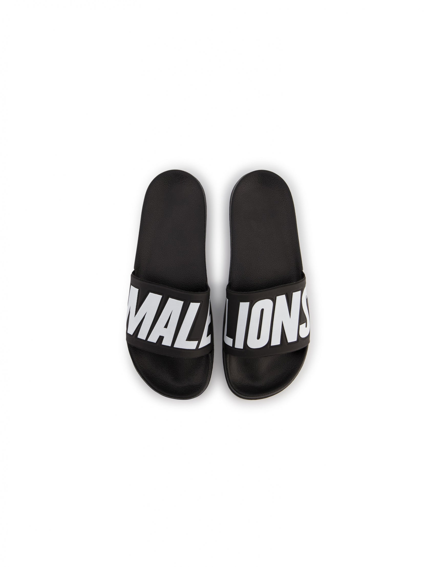 Malelions Sport Nium Slides | Black/White