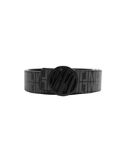 Malelions Men Monogram Belt | Black/Black