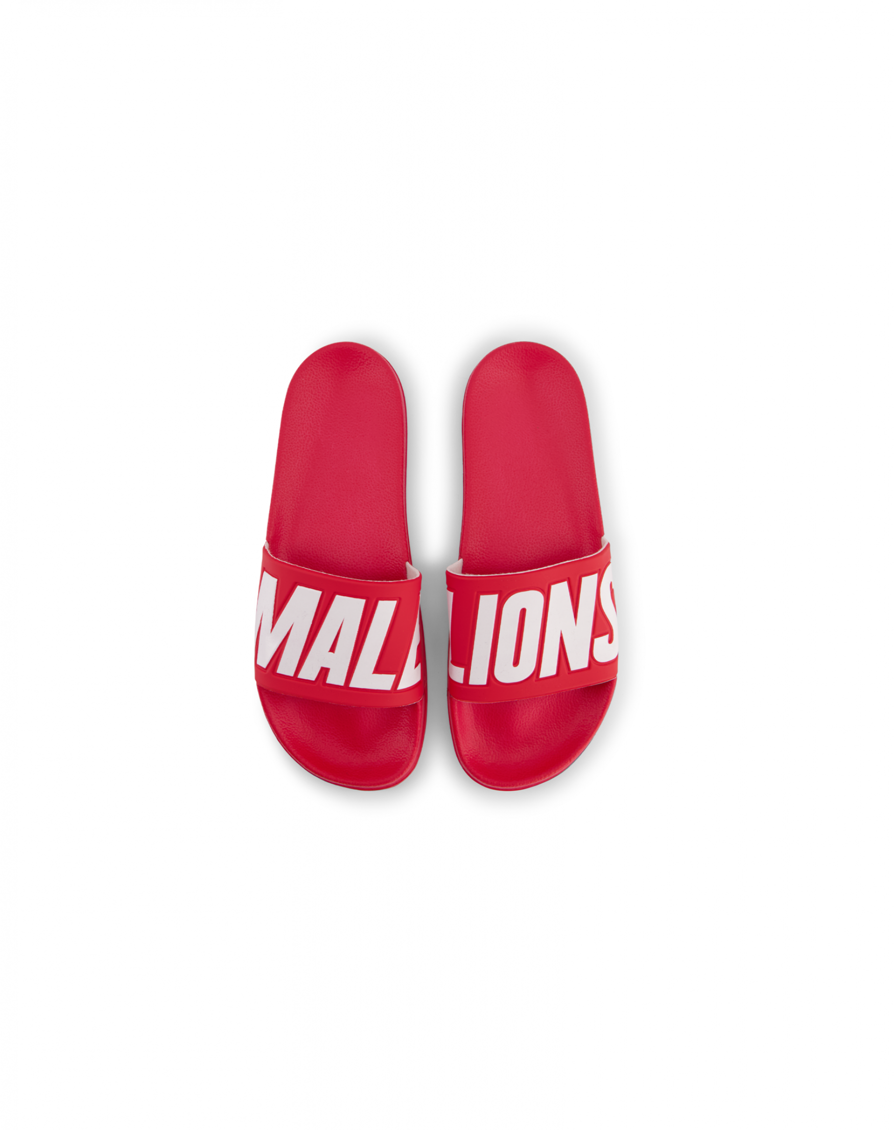 Malelions Sport Nium Slides | Red/White