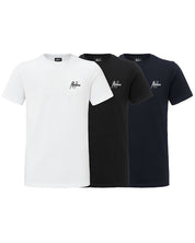 Malelions Small Signature T-Shirt 3-Pack | Black/White/Navy