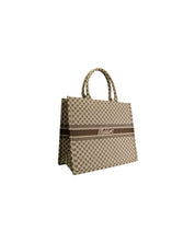 Malelions Women Monogram Tote Bag | Beige