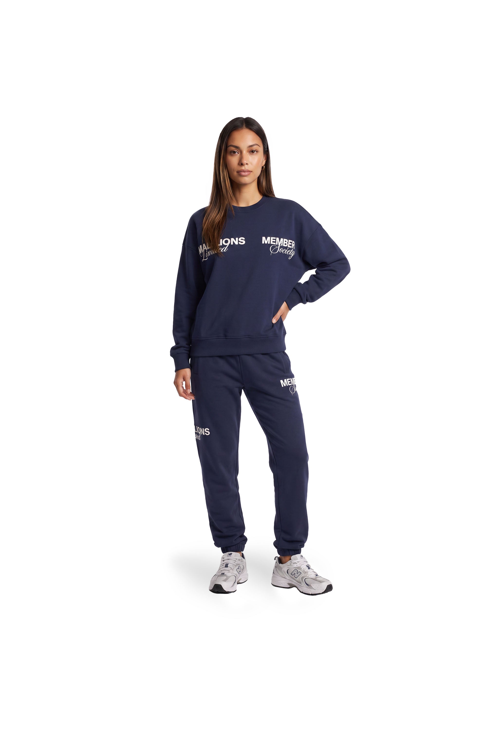 Malelions Women Members Society Sweatpants | Midnight Blue