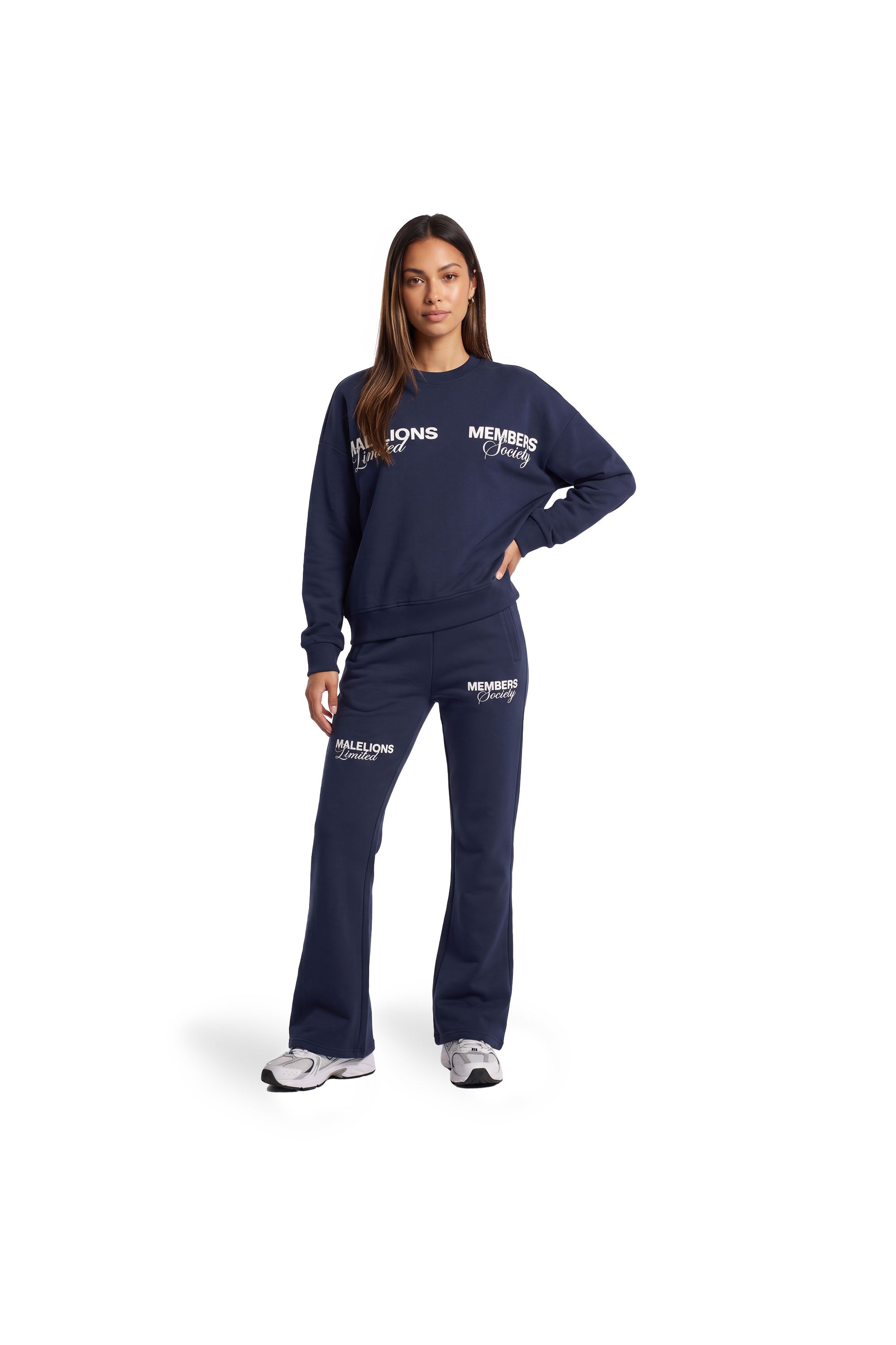 Malelions Women Members Society Sweater | Midnight Blue