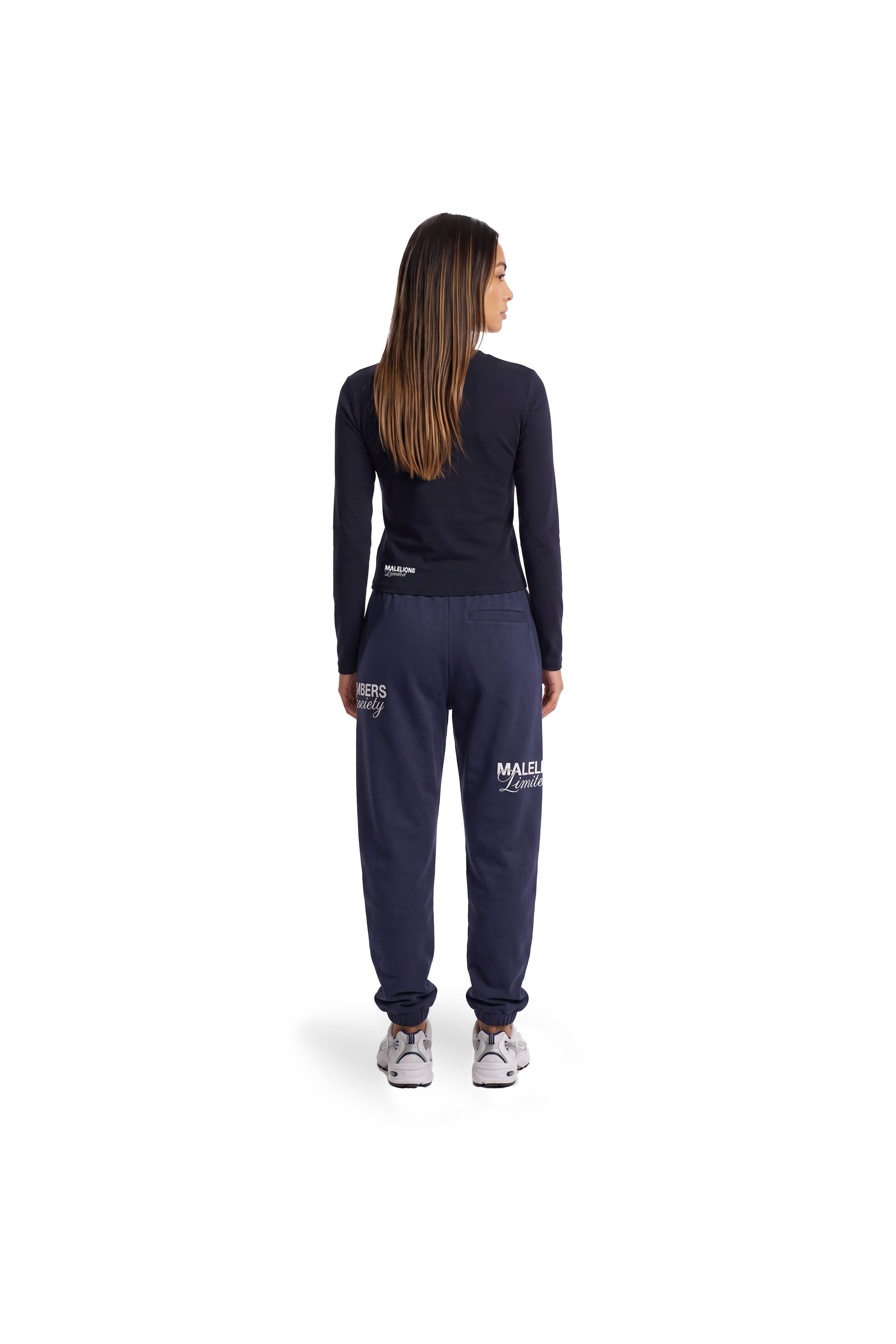 Malelions Women Members Society Longsleeve Top | Midnight Blue